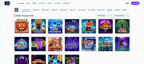 Slots machines variety at 10Cric Casino official website
