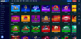 Slots machines variety at 4rabet Casino official website