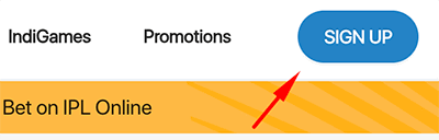 Іndіbеt Ѕіgn Uр Вuttοn