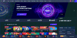 Jet Casino Main Page