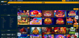 How the home page of the official Melbet Casino website looks like