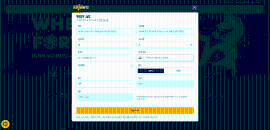 Rajabets Casino registration form